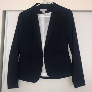 Single button navy blue blazer